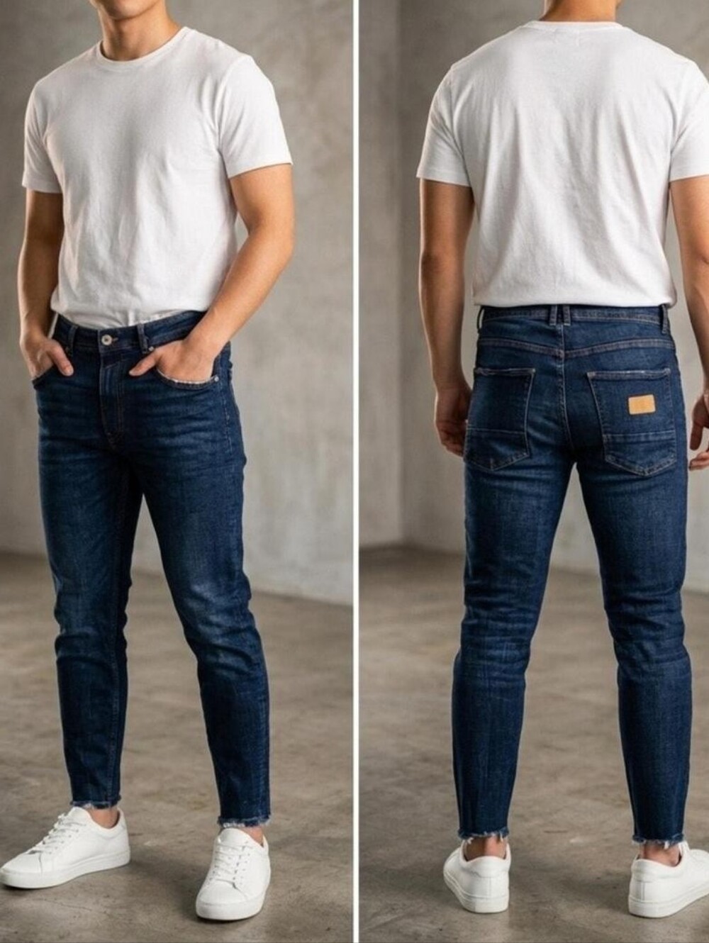 ZARA Mens Indigo Slim Fit Jeans Size 31